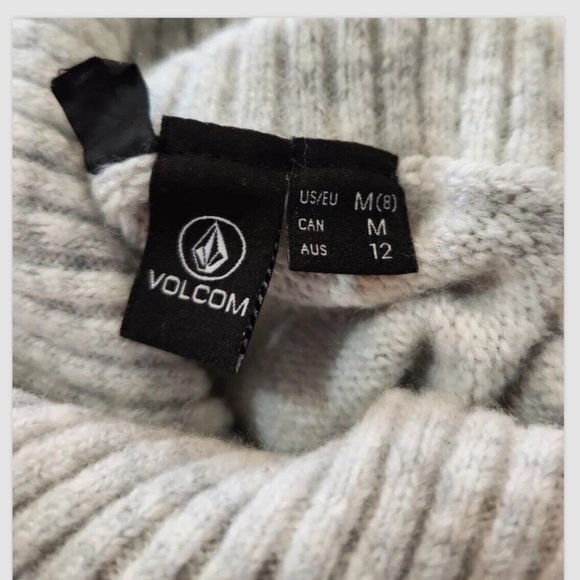 Volcom True to This Striped Turtleneck Oversized Long Sweater - Picture 6 of 13